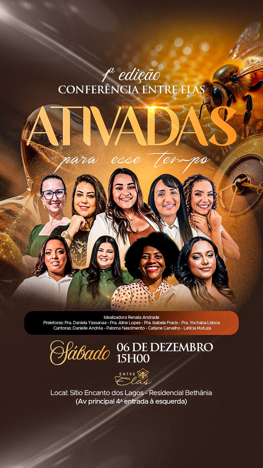 1ª Edição da Conferência Entre Elas ATIVADAS para esse tempo!