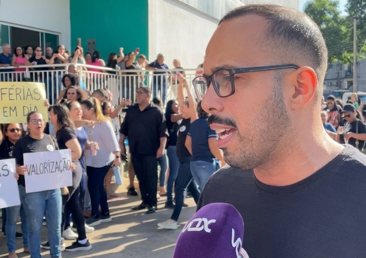 Vereador Prof. Maicon Simon manifesta apoio à greve dos servidores municipais em Ipatinga