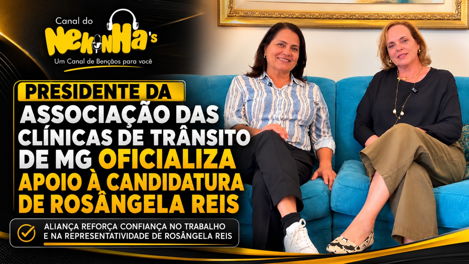 Presidente da Associação das Clínicas de Trânsito de MG oficializa apoio à candidatura de Rosângela Reis