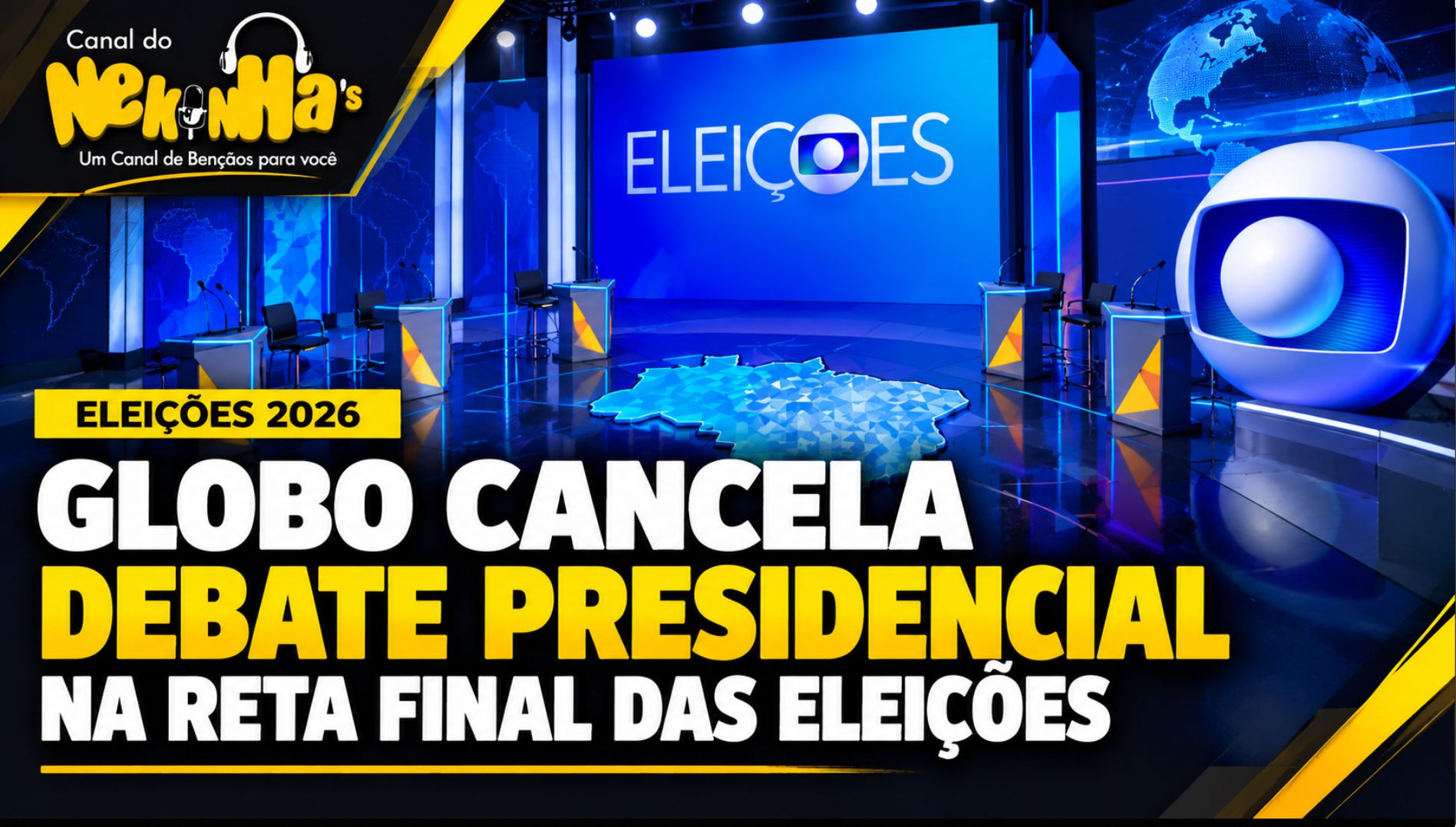 🚨 GLOBO CANCELA DEBATE PRESIDENCIAL APÓS DESISTÊNCIAS E DECISÕES JUDICIAIS!