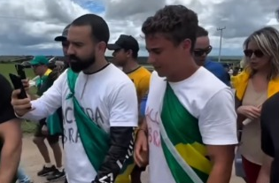 Vale do Aço em Brasília: Deputado Lincoln Drumond se junta a Nikolas Ferreira em caminhada pela BR-040