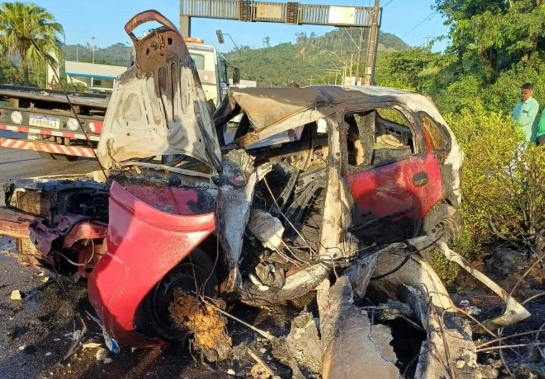 Tragédia na BR-381: Identificado jovem que morreu carbonizado em grave acidente no trecho de Ipatinga