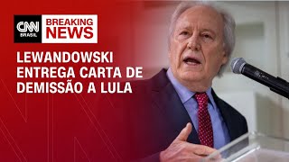 Ministro Ricardo Lewandowski anuncia saída do Ministério da Justiça e Segurança Pública