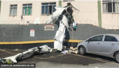Tragédia no Ar: Avião cai e atinge prédio em Belo Horizonte; três mortes são confirmadas