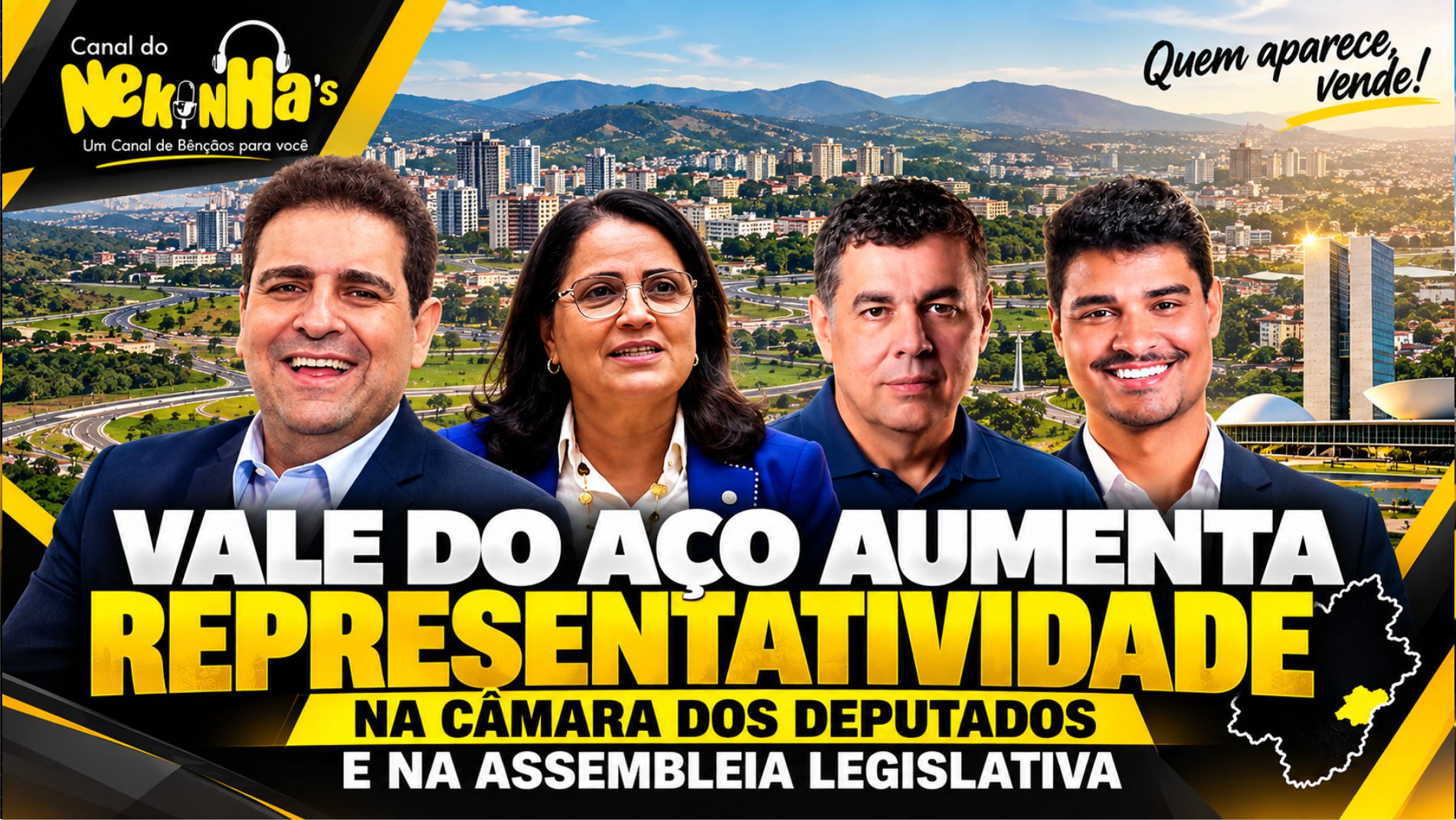 VALE DO AÇO AUMENTA REPRESENTATIVIDADE NA CÂMARA DOS DEPUTADOS E NA ASSEMBLEIA LEGISLATIVA